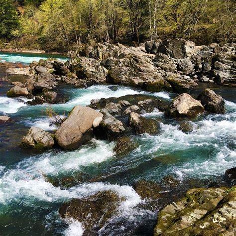 Oregon Roseburg Umpqua River Deadline Falls Waterfalls River