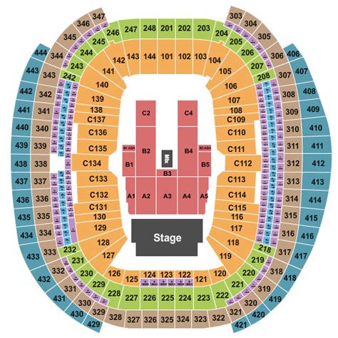Raiders Stadium Seating Chart Concert