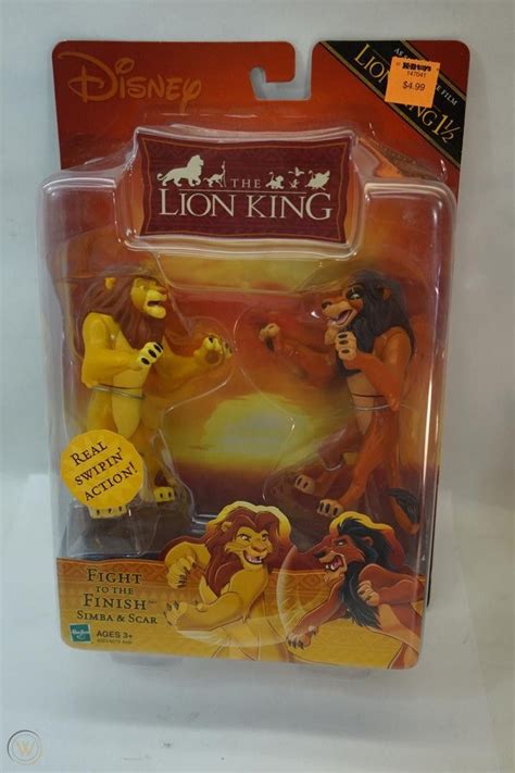 Disney Lion King Action Figure Set By Hasbro 2003 Fight To The Finish