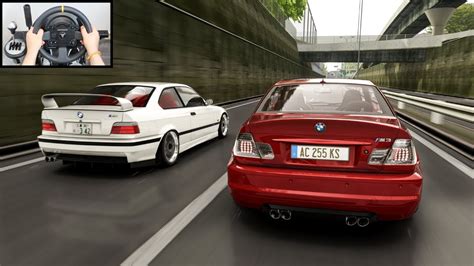 BMW M3 E46 Street Racing Assetto Corsa Thrustmaster TX Gameplay