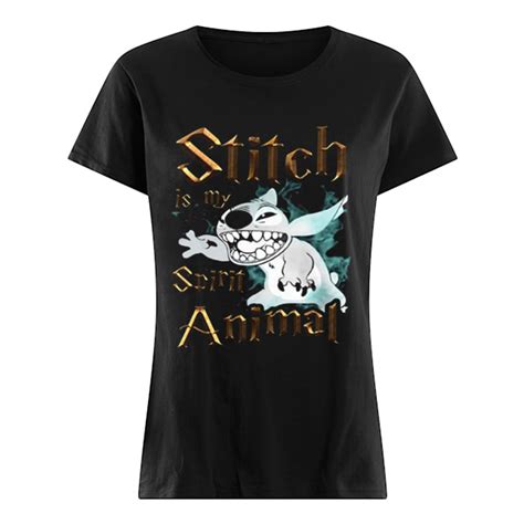 Stitch Is My Spirit Animal Shirt Trend Tee Shirts Store
