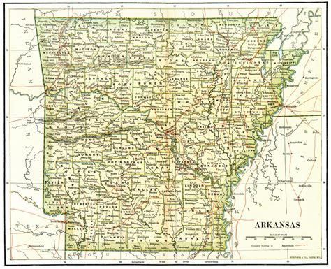 Arkansas Maps Arkansas Digital Map Library Table Of