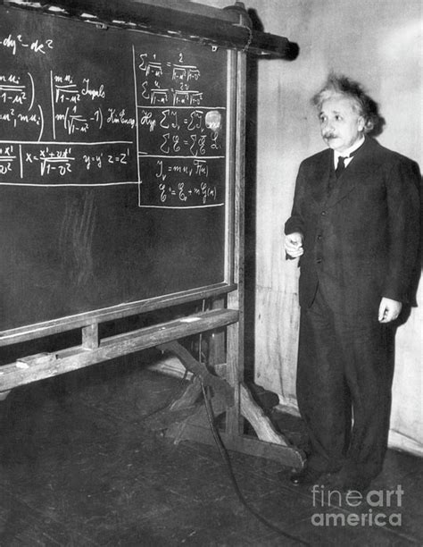 Albert Einstein Gives A Lecture Photograph By Bettmann Pixels