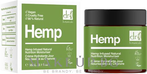 Хидратиращ крем за лице с коноп Dr Botanicals Hemp Infused Natural