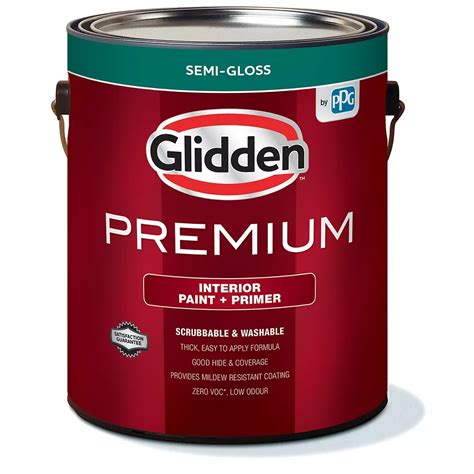 Glidden Premium Paint Primer Interior Semi Gloss Medium Base 36 L