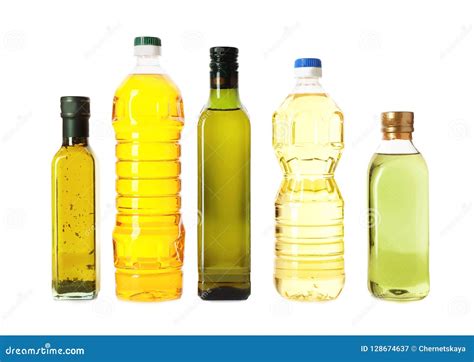 Bottles With Different Oils Stock Image Image Of Corn Cooking 128674637