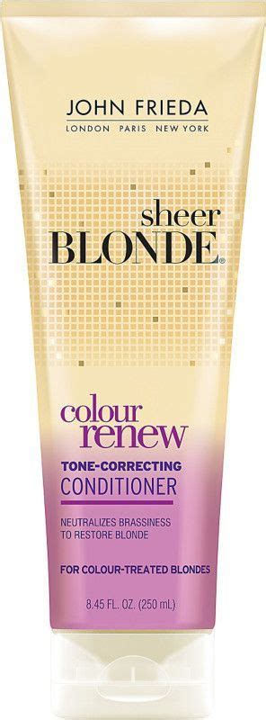 John Frieda Sheer Blonde Color Renew Tone Restoring Conditioner Redken Shades Eq Blonde Hair