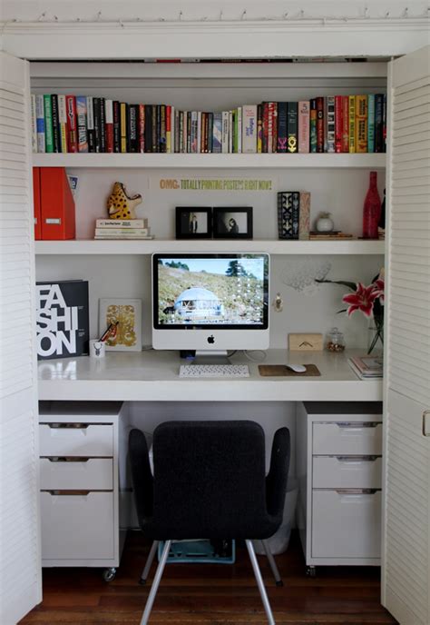 How To Turn A Closet Into An Office Home Design Ideas