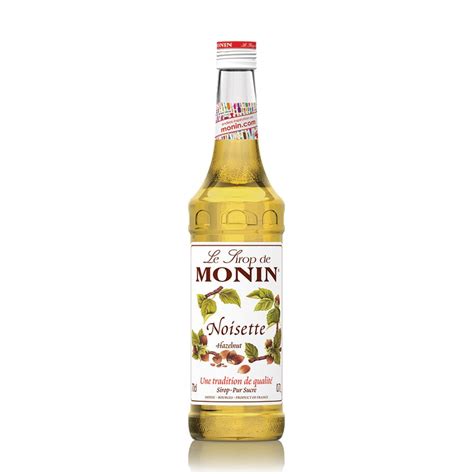 Monin Hazelnut Coffee Syrup Ml Glass Full Pack S Zoro Uk