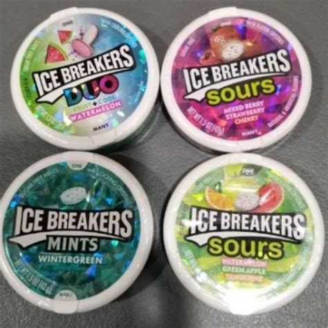 Ice Breakers Sugar Free Mints Spearmint Sours Berry Pocket Size