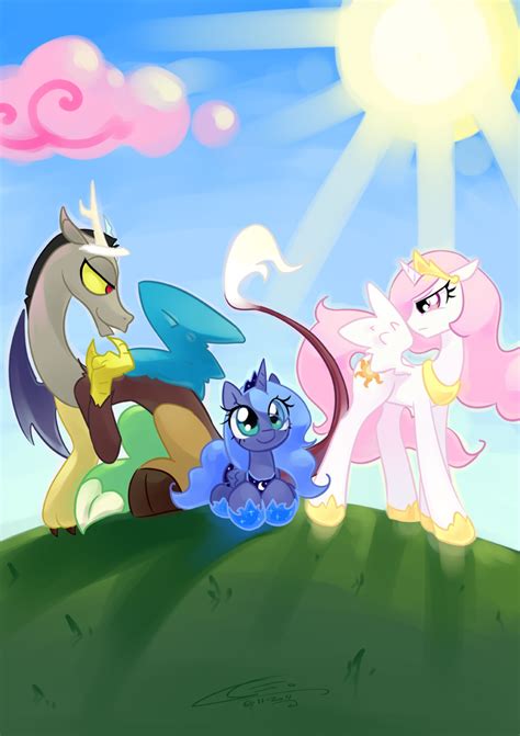 Friendship is magicmy little pony: Discord, Luna, and Celestia - My Little Pony Friendship is ...