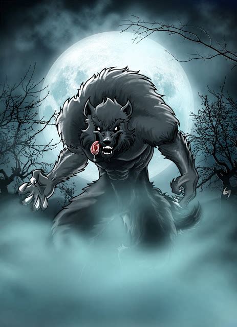The Wolf Den Werewolf Gray Werewolf Under The Moon Schelp