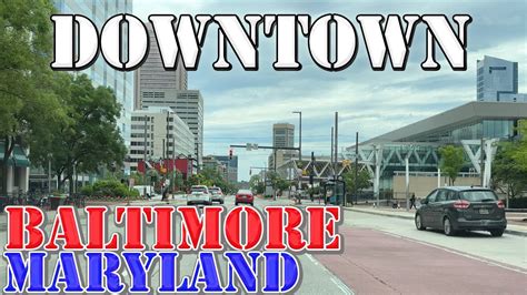 Baltimore Maryland 4k Downtown Drive Youtube