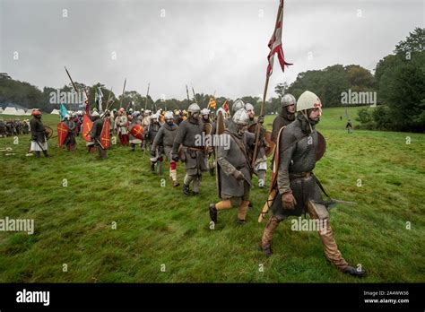Battle Of Hastings Historic Re Enactment At The Site Of The Original