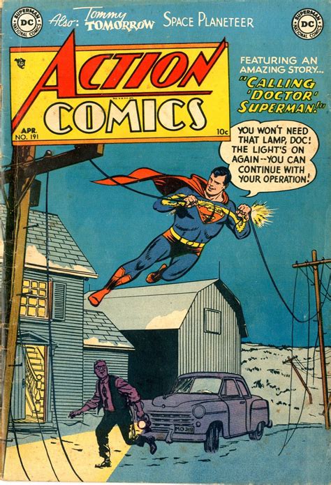 Action Comics Issue 191 Sold Details Four Color Comics