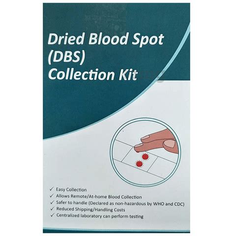 Lipomic Healthcare Dried Blood Spot Collection Kit Buy Box Of 10 Kit