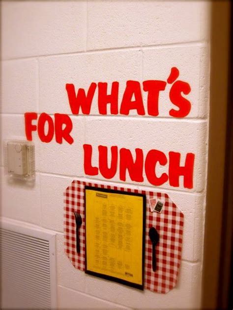 Image Result For School Lunch Bulletin Board Ideas School Cafeteria