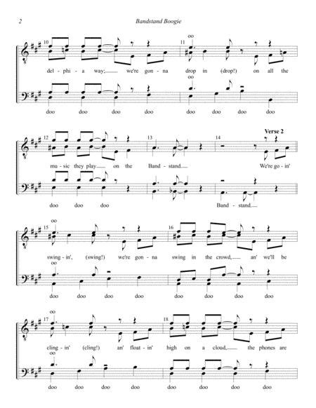 Download roger emerson bandstand boogie sheet music notes, chords. Preview Bandstand Boogie Vocal (H0.691595-SC001024096) - Sheet Music Plus