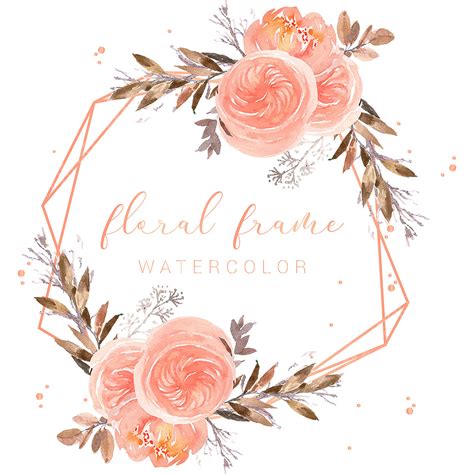 Peach Flower Clip Art