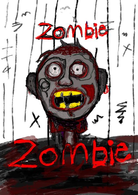 Zombie Cartoon Zombie Head 25785485 Png