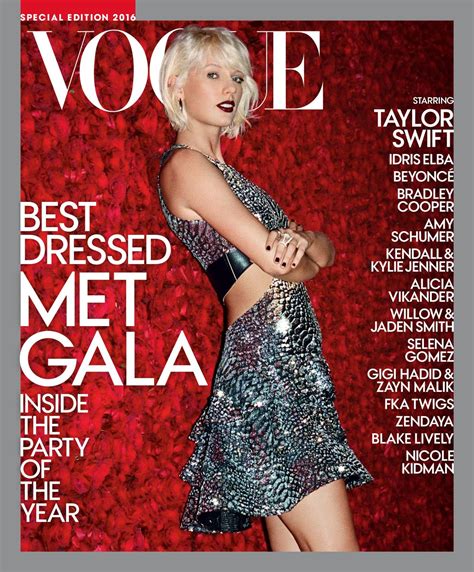 Taylor Swift Vogue Met Gala Special Edition Magazine 2016 • Celebmafia