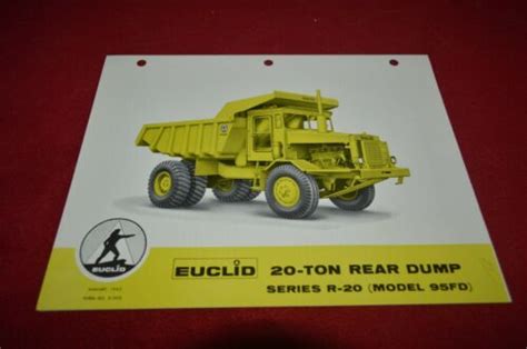 Euclid R 20 95ed Rock Off Road Truck For 1963 Dealers Brochure Dcpa11