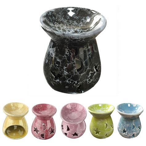 Ceramic Fragrance Oil Burners Lavender Aromatherapy Scent Candle Essential F EBay