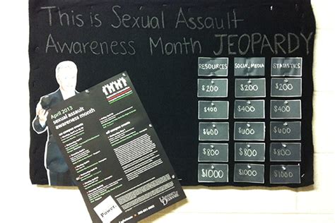 sexual assault awareness month bulletin board winner announced