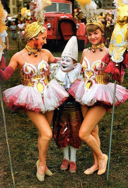 Vibrant Glistening Costumes Adore These 1950s Circus Performers Dont