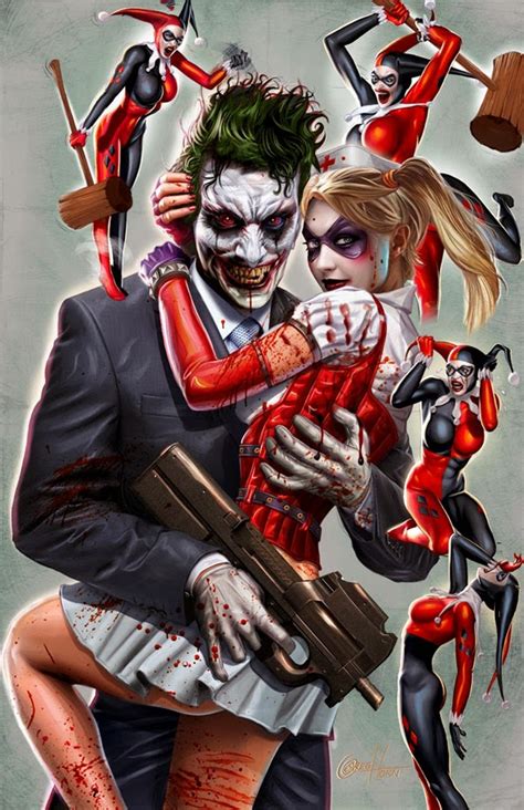 Joker And Harley Quinn Introspective World