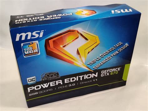 Nvidia Gtx 670 Msi Power Edition Twin Frozr