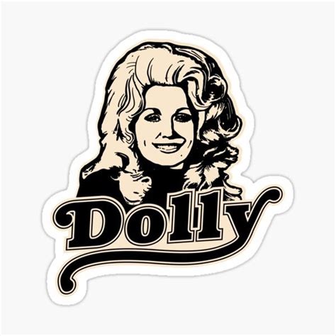 Autocollant En Vinyle D Coup Dolly Parton D Calque Etsy France