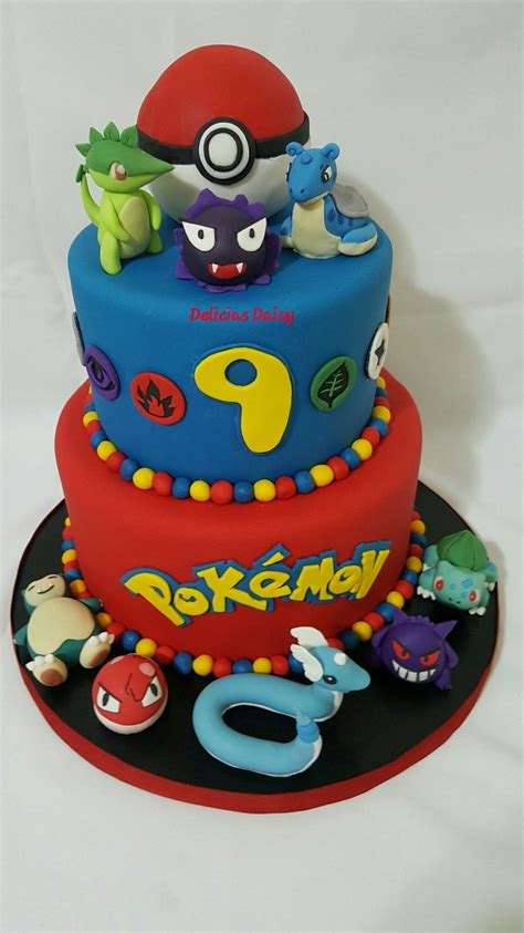 Fondant Pokemon Birthday Cake Pokemon Birthday Cake Birthday Cake