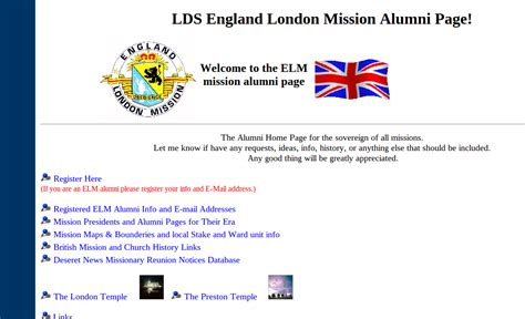 Alumni Site For The England London Mission London