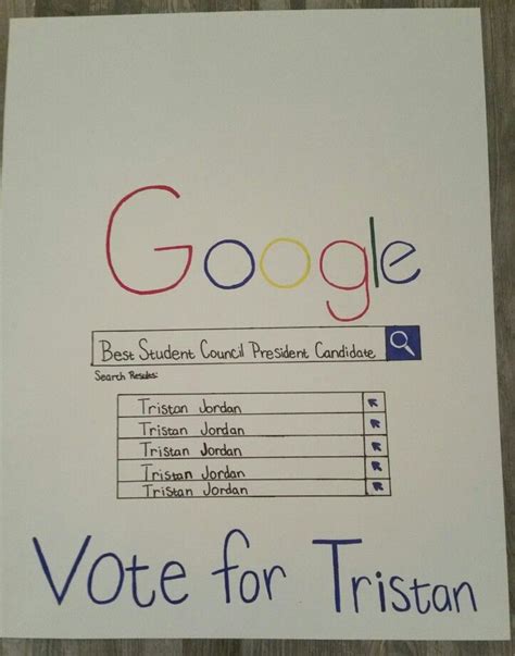 For the students who scored remarkable grades and interested in educating others, online tutoring is a good option to make a solid income. Student Council President Google Poster Idea | Student ...