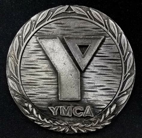 Vintage Ymca Metall Emblem 64 Mm Durchmesser 769 Gramm Ebay