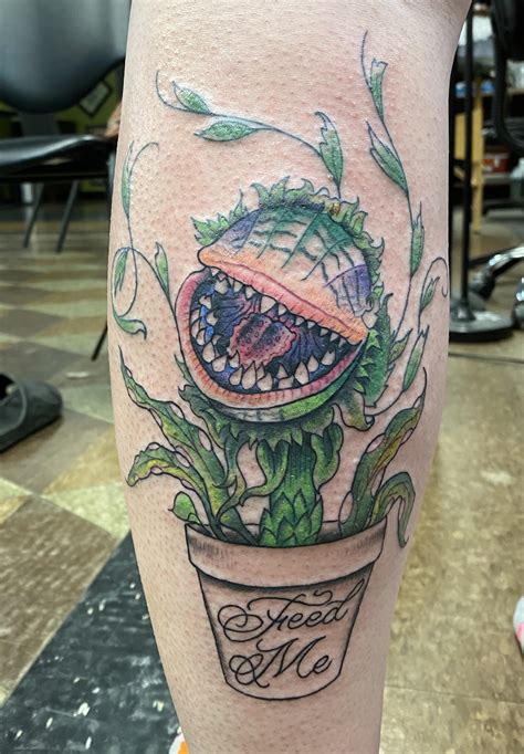 Little Shop Of Horrors Tattoo Any Ideas For A Companion Piece On Other