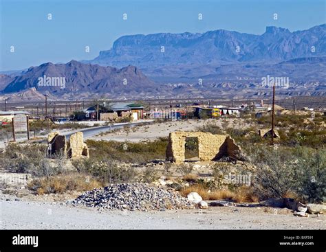 Terlingua Ghost Town In West Texas Near The Big Bend National Park