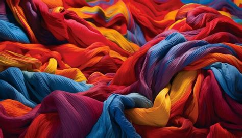 Premium Ai Image Multi Colored Textile Backgrounds Vibrant Colors