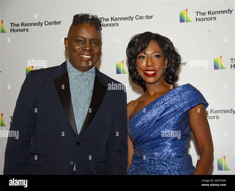 Singer Philip Bailey Of Earth Wind And Fire And His Wife Valerie Bailey Arrive For The
