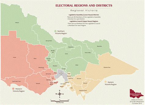 State Maps Victorian Electoral Commission Printable M