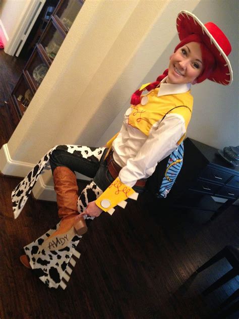 Women Fashion Toy Story Costume Jessie Cosplay Cowgirl Shirt Pants