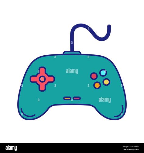 Game Controller Icon Flat Design Vector Stock Vector Image And Art Alamy