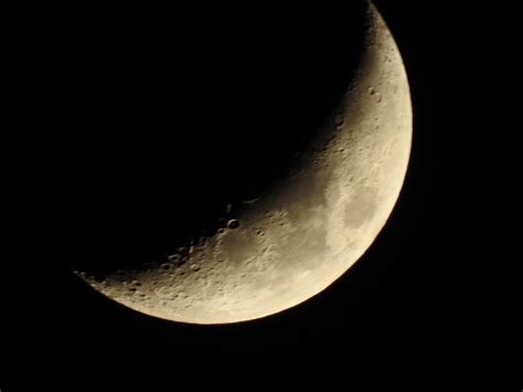 Crescent Moon Astrophotography
