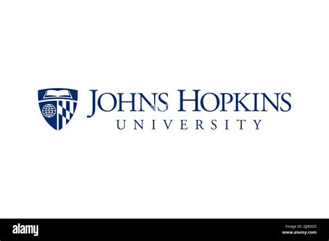 Johns Hopkins University Logo White Background Stock Photo Alamy