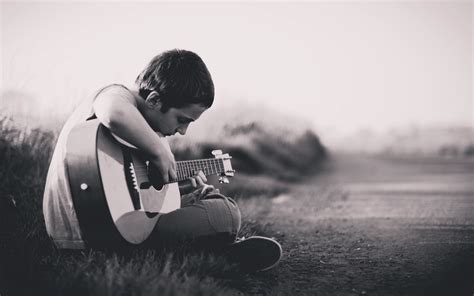 Free Images Person Music Black And White Guitar Boy Male Love