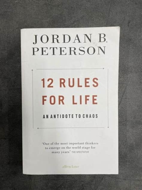 12 Rules For Life Summary Jordan Peterson Envirowes