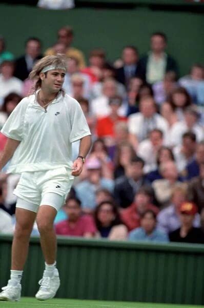 Wimbledon Tennis Championships Andre Agassi In Action 21267405