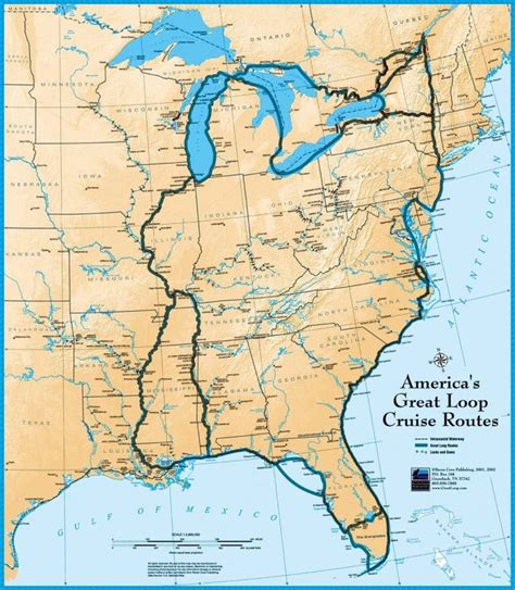 Us Intracoastal Waterway Map Flights Fresh The Great Loop American