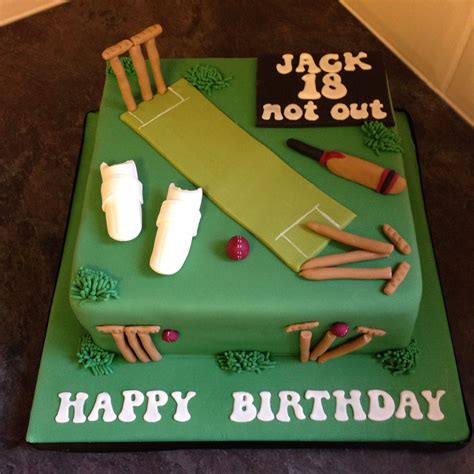 Cricket Cake Cricket Cake Cricket Birthday Cake Sports Birthday Cakes